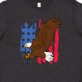thumbnail image 4 of Inktastic Eagle with American Flag Youth T-Shirt, 4 of 5