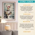 thumbnail image 3 of Reindeer On The Toilet, Printable Funny Christmas Wall Art, Bathroom Poster, Matte Canvas Stretched, Posters for Room Bedroom Living Room Bathroom Wall Decor, Posters & Art Prints, Gift., 3 of 7