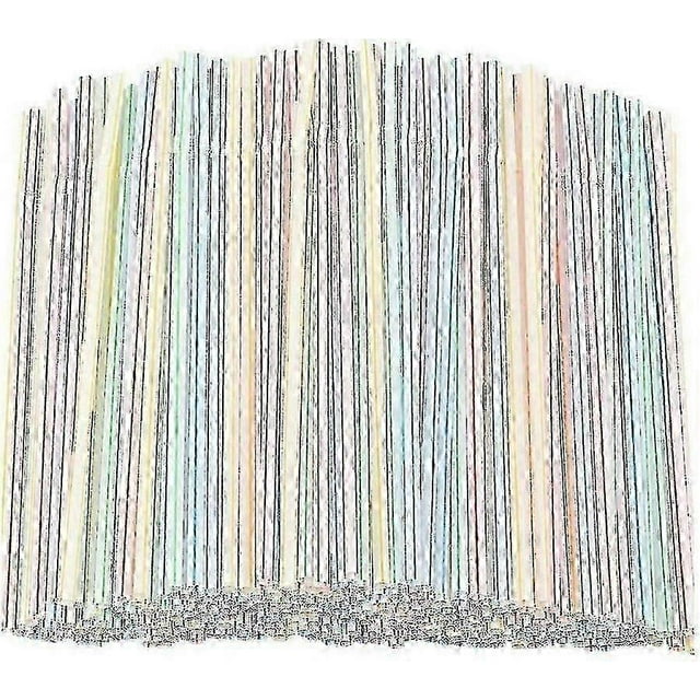 600pcs Plastic Straws Plastic Drinking Straws -flexible Plastic Straws
