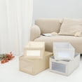 thumbnail image 6 of Unique Bargains Fabric Storage Cube Storage Bin Storage Basket Light Grey 19*11*8.3in, 6 of 7