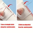 thumbnail image 6 of Multifunctional Sewing Fixing Clip Tool for DIY Craft Stitching Quilting Hemming and Fabric Edge Locking Template Assistant with ABS Material, 6 of 7