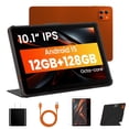 thumbnail image 1 of 10 inch Tablet, Android Tablet, 12GB RAM 128GB Storage, Expandable up to 2TB, with Foldable Stand Case, Octa-Core Processor, IPS, 1 of 8