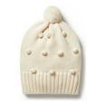 thumbnail image 1 of Wilson+Frenchy Knitted Hat - Ecru (0-3 Months), 1 of 2