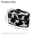 thumbnail image 6 of HELLHERO Cow Print Pattern Handheld Iron Portable Storage Bag Protective (11.8x6.69x5.5 In) Home, Case Only, 6 of 7