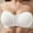 White, variant on FAHXNVB Front Closure Wireless Strapless Bras for Women Push Up Seamless Comfy Bandeau Bralette Comfortable Invisible Tube Tops