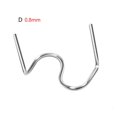 thumbnail image 2 of 100Pcs 0.6/0.8Mm Hot Stapler Staples For Car Bumper Plastic Welder Repair Kit, 2 of 2