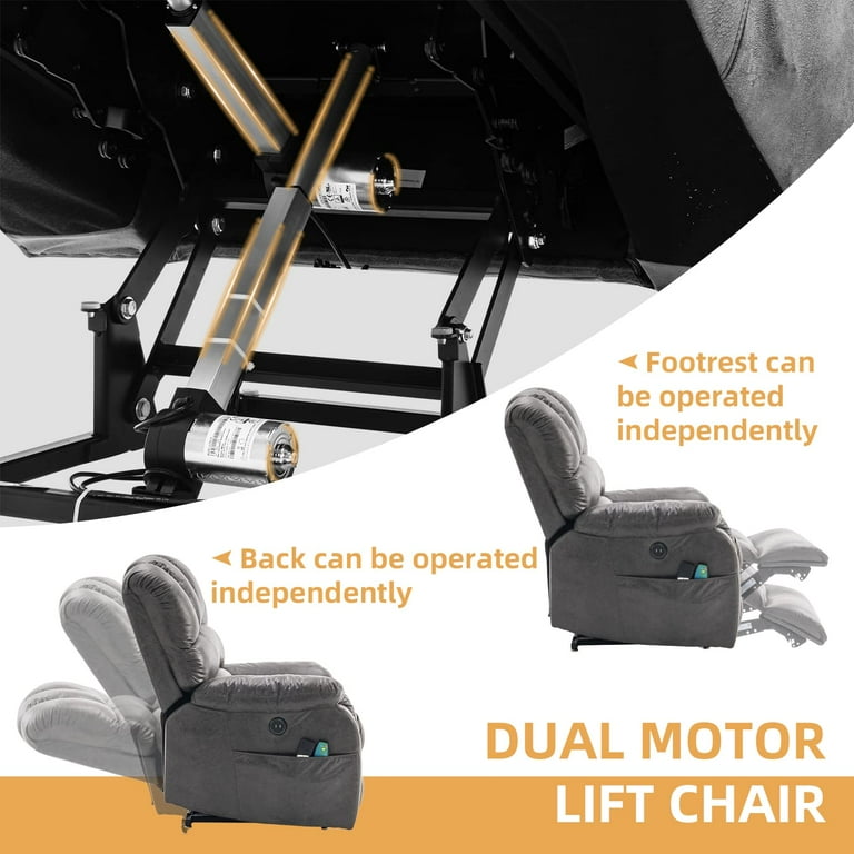 Recliner with an independent back and footrest discount operation