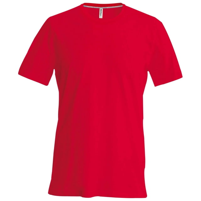 Kariban Mens Slim Fit Short Sleeve Crew Neck T-Shirt