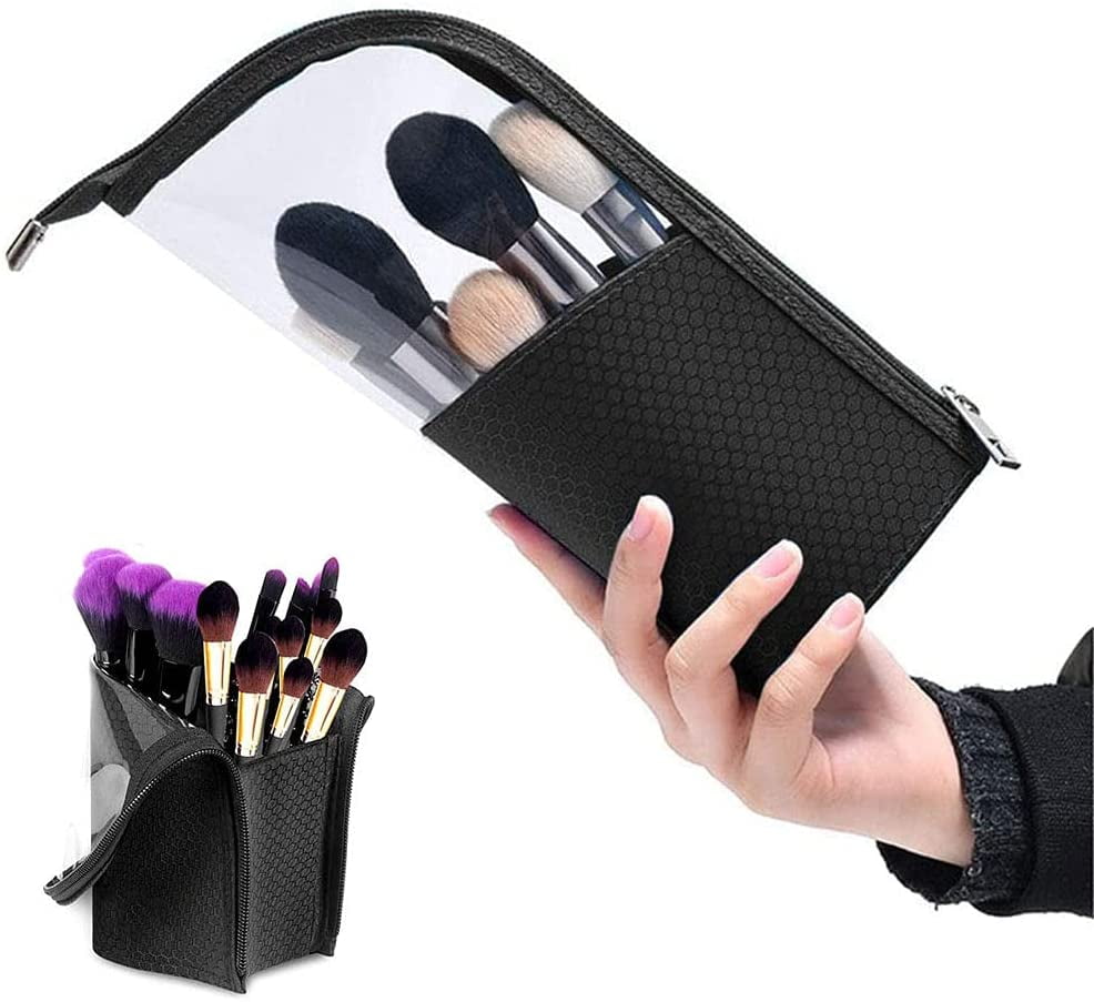 makeup brush travel pouch