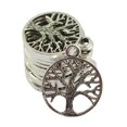 thumbnail image 4 of 30pcs árbol de Vida Encantos Colgantes de Joyería étnica DIY Color Plata Antigua Sunnimix Hacer bricolaje, 4 of 7