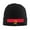 Black, variant on Flag Of Angola Beanie Hat Knit Hat Skull Cap for Men Women Winter Hat Navy Blue