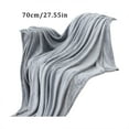 thumbnail image 2 of Summer Blanket Thin Lightweight Breathableats Solid Color Blanket Flannel Blanket Coral Fleece Blanket Farai Fleece Gift Blanket Air Conditioning Blanket Soft Cozy Blanket Sofa Ultra Luxurious Warm, 2 of 3