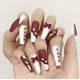 thumbnail image 2 of Brishow Christmas False Nails Long Fake Nails Red Bow Press on Nails Ballerina Acrylic Stick on Nails 24pcs for Women and Girls, 2 of 5