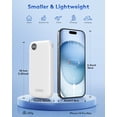 thumbnail image 2 of Fast Charging Power Bank, 10000mah Portable Charger for iPhone, 22.5W USB C in&Out Battery Pack Phone Charger Portable, Slim Powerbank for iPhone 17/16/15 Series, Samsung, Google,Android, 2 of 7