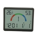 thumbnail image 2 of Small Digital Alarm Clock, 12/24 Hour System Electric Desk Clock Easy To Use Big Number Date Time Temperature Display  for Home, 2 of 7