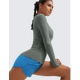 thumbnail image 4 of CRZ YOGA Womens Cloudweight Long Sleeve Workout Tops Lightweight Athletic Basic T-shirts, 4 of 4