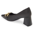 thumbnail image 2 of Jeffrey Campbell Happy-Hour Black Gold Fashion Pointed Toe Slip On Pump Shoes (Black Gold, 7), 2 of 6