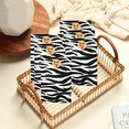 thumbnail image 7 of Novel Box 100 Pack Zebra Print 6x9" Paper Bags - Birthday, Gift, Party, Wedding & Shopping Bags, 7 of 7