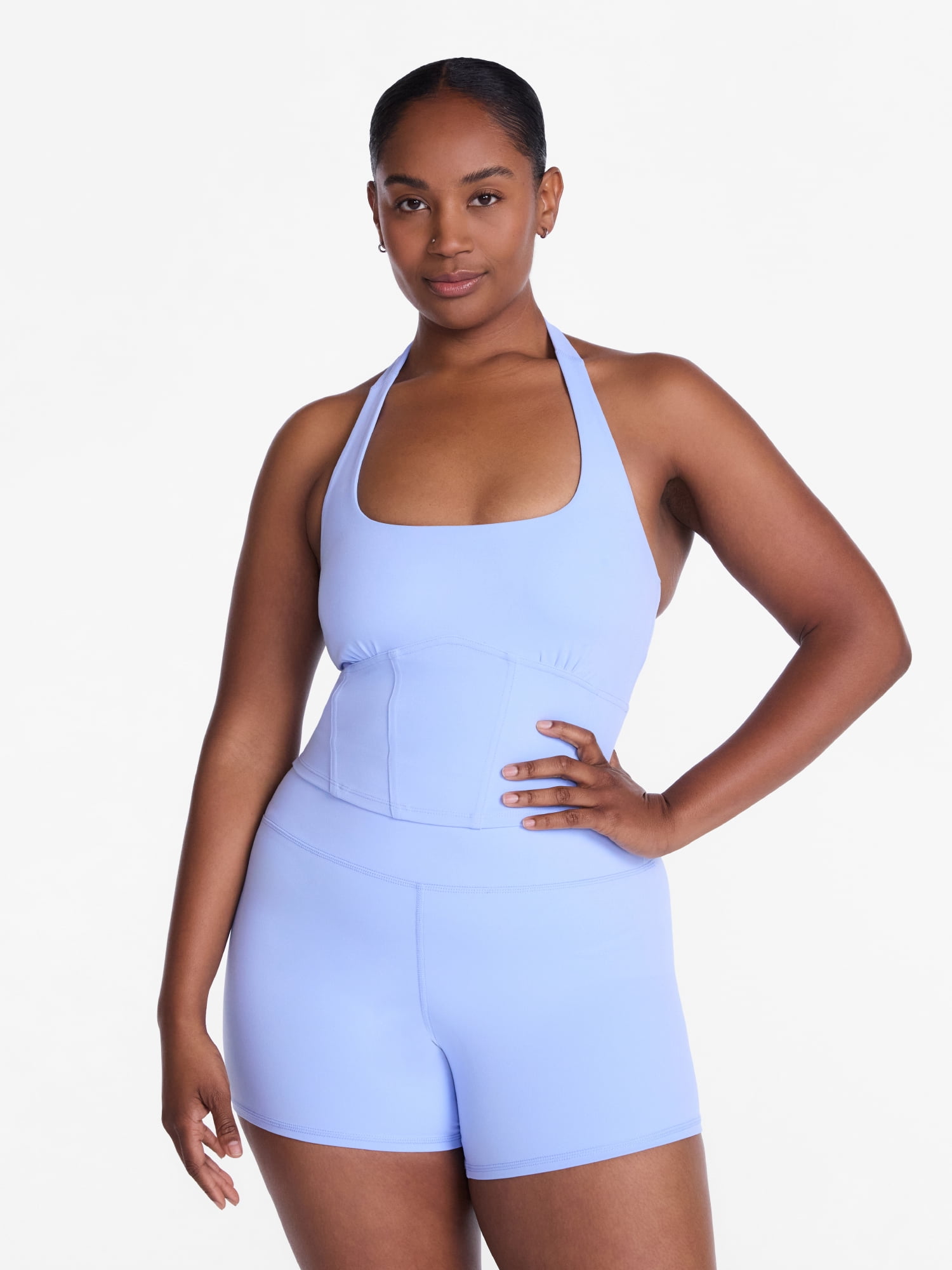 Avia Women's SoftSculpt Corset Halter Bra, Sizes XS-XXL