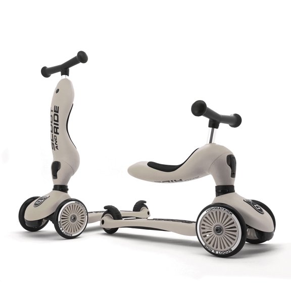 Open Box Scoot & Ride 2-in-1 Ride-On & Stand Kids Scooter, Ages 1-5, Ash