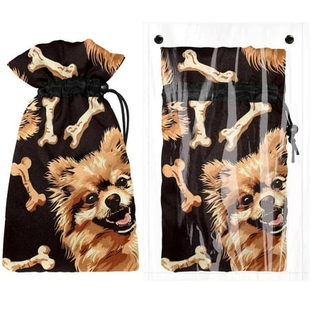 

Josid Dog Pattern Reusable Outdoor Faucet Insulation Covers Waterproof and Freeze-Resistant Spigot Protector Bags 2 Pack 11 x 6.9