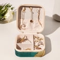 thumbnail image 6 of Sea Turtle Travel Portable Square Jewelry Box Earring Necklace Bracelet Organizer Storage Display Case Holder Stand Decorative Box Organize, 6 of 6