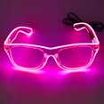 thumbnail image 1 of Yeacher LED Glasses 10 Colors Optional Light Up El Wire Neon Rave Glasses Twinkle Glowing, 1 of 6