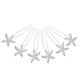 thumbnail image 1 of 6 horquillas para el pelo con forma de estrella de mar para novia, pinzas para el pelo en forma de U, para mujeres y niñas., 1 of 5