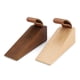 thumbnail image 1 of Wooden door stop, set of 2 door stop base made of beech and black walnut wood, furniture wedges with non-slip rubber pad, silent, shockproof for doors, 1 of 5