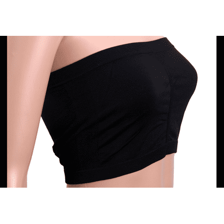 

Fashionable Summer Ladies Strapless Bra Wrapped Chest with Sling Strapless Shoulder Dress Removable Mat Seamless Crop