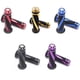 thumbnail image 5 of Publillas de motocicleta Parte Profesional Simple Modificación Pieza Reemplazo Cubiertas Accesorio para Decoración Para Protección Decoración Use Golden 1 Par Inevent VI002068-02, 5 of 7