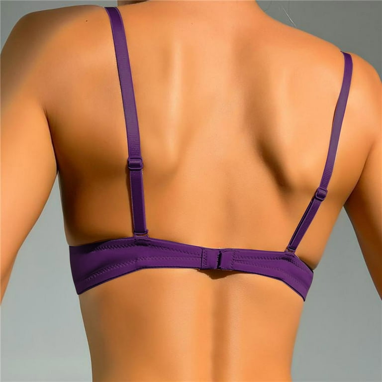 Harpily Yoga Bra Gifts For Women Custom Plus Size Push Up Hide Back Side Fat  Sculpting Uplift Seamless Body Shaping Bra Body Shapewear With Bra Purple  80B 