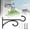 A*1+B*1+C*1, variant on 2Pcs Hanging Plant Hooks Plant Hangers Outdoor Metal Plant Brackets For Hanging Baskets Plant Wall Hooks For Bird Feeders Wind Chimes&Metal Hooks Black 15lbs Capacity