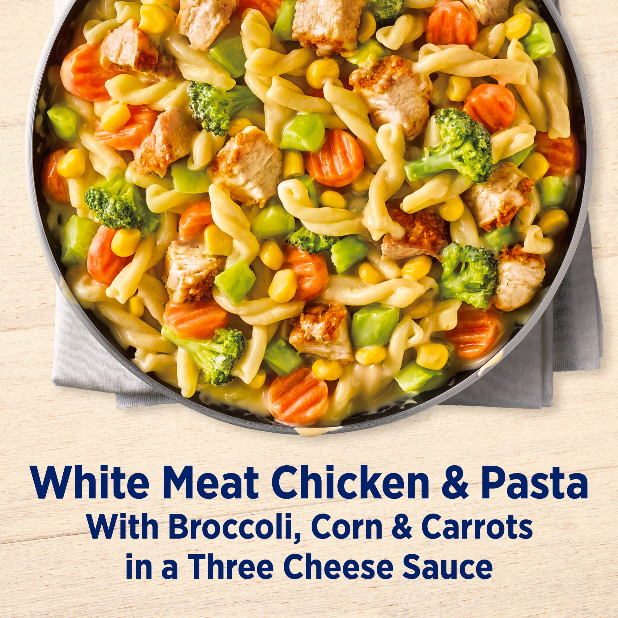 Birds Eye Voila! Three Cheese Chicken Skillet Meals, Frozen Meal, 21 oz. Bag