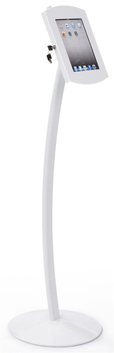 iPad Floor Kiosk, Locking Holder, Credit Card Reader Bracket, iPad 2-4