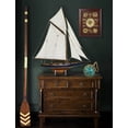thumbnail image 4 of SAILINGSTORY Nautical Wall Decor Knot Board Frame Maritime Decor Coastal Compass Decor, 4 of 7