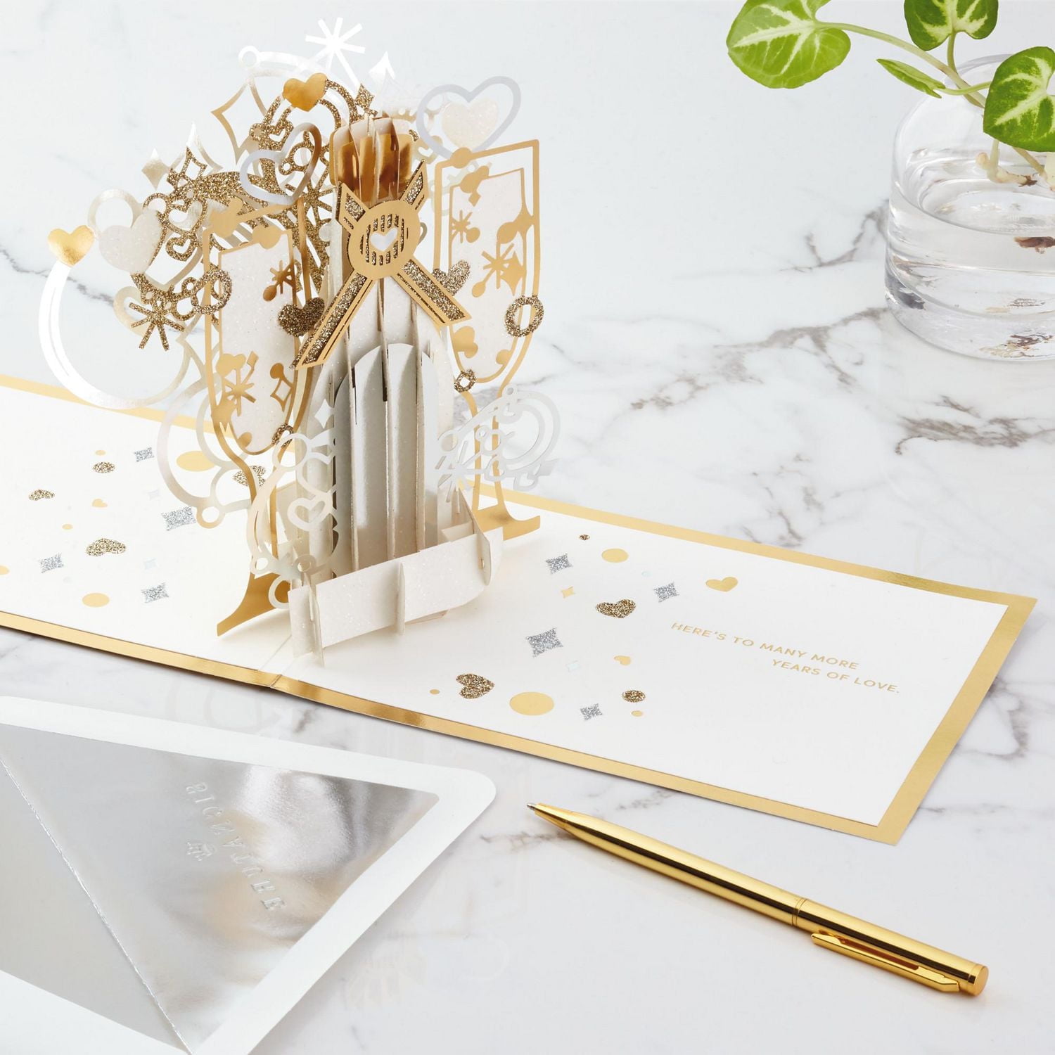 Hallmark Signature Paper Wonder Pop Up Anniversary Card (Pop the Champagne)