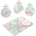 thumbnail image 3 of Yayeee Dish Drying Mat for Kitchen Counter 18"x24" Microfiber Absorbent Pad, Purple Geometric, 3 of 7