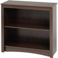 thumbnail image 4 of Prepac 2-Shelf Bookcase, Rich Espresso Laminate, 4 of 18