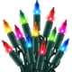 thumbnail image 2 of Dazzle Bright Christmas Mini String Lights, 33FT 150 luces incandescentes iluminadas con decoraciones navideñas certificadas UL para decoración de árbol de Navidad en interiores y exteriores (multicol, 2 of 4