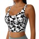 thumbnail image 2 of Balery Cute Panda (3) Sujetadores deportivos con espalda cruzada para mujer, acolchados, sin costuras, de alto impacto, ideales para yoga, gimnasio, entrenamiento y fitness.-Small, 2 of 8