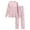 Light Pink, variant on Onlypjs Valentine's Day Bow Print Pajamas for Women, Cute Soft Long SLeeve Loungewear Sleepwear 2 Piece Set