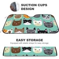 thumbnail image 4 of GZHJMY Car Windshield Sunshade Cute Cat, Foldable Car Visor Front Window Sun Shade for SUV Car 51 x 27.5 inch Keep Vehicle Cool, 4 of 6