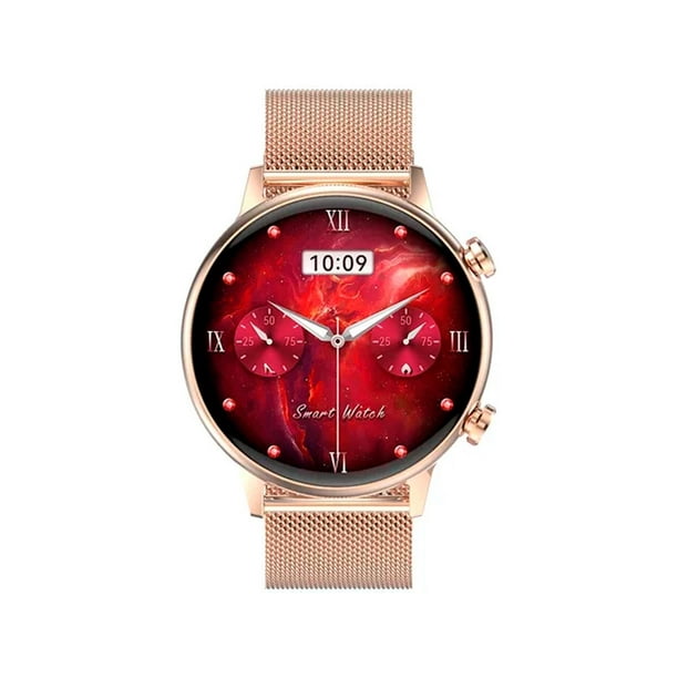 Reloj Smartwatch G Tide Contra Agua Romance Dorado Walmart en linea