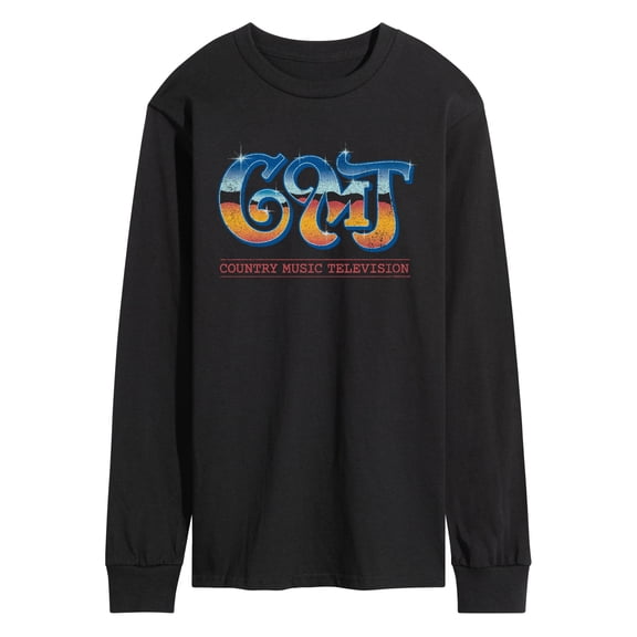 CMT - Retro Logo - Men's Long Sleeve Graphic T-Shirt