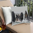 thumbnail image 1 of Ahgly Company Animals Whale Outdoor Throw Pillow, 18 inch by 18 inch, 1 of 6