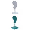 thumbnail image 2 of Paquete de 2 expositores de pendientes con forma de oreja y 8 agujeros. Verde Gris, 2 of 2
