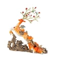 thumbnail image 4 of Estatua de alce, figura decorativa, soporte para botella de vino, colección de adornos de escritorio para Naranja, 4 of 9