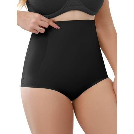 

FOCUSSEXY High Waisted Shaping Underwear Panties Briefs Butt Lifter Body Shaper Hip Enhancer Panties Shapewear Seamless Body Shaper Briefs
