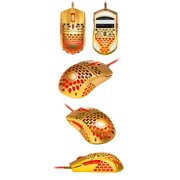 Cooler Master MM711 Lightweight Honeycomb 1600dpi Wired Gaming Mouse Golden Red